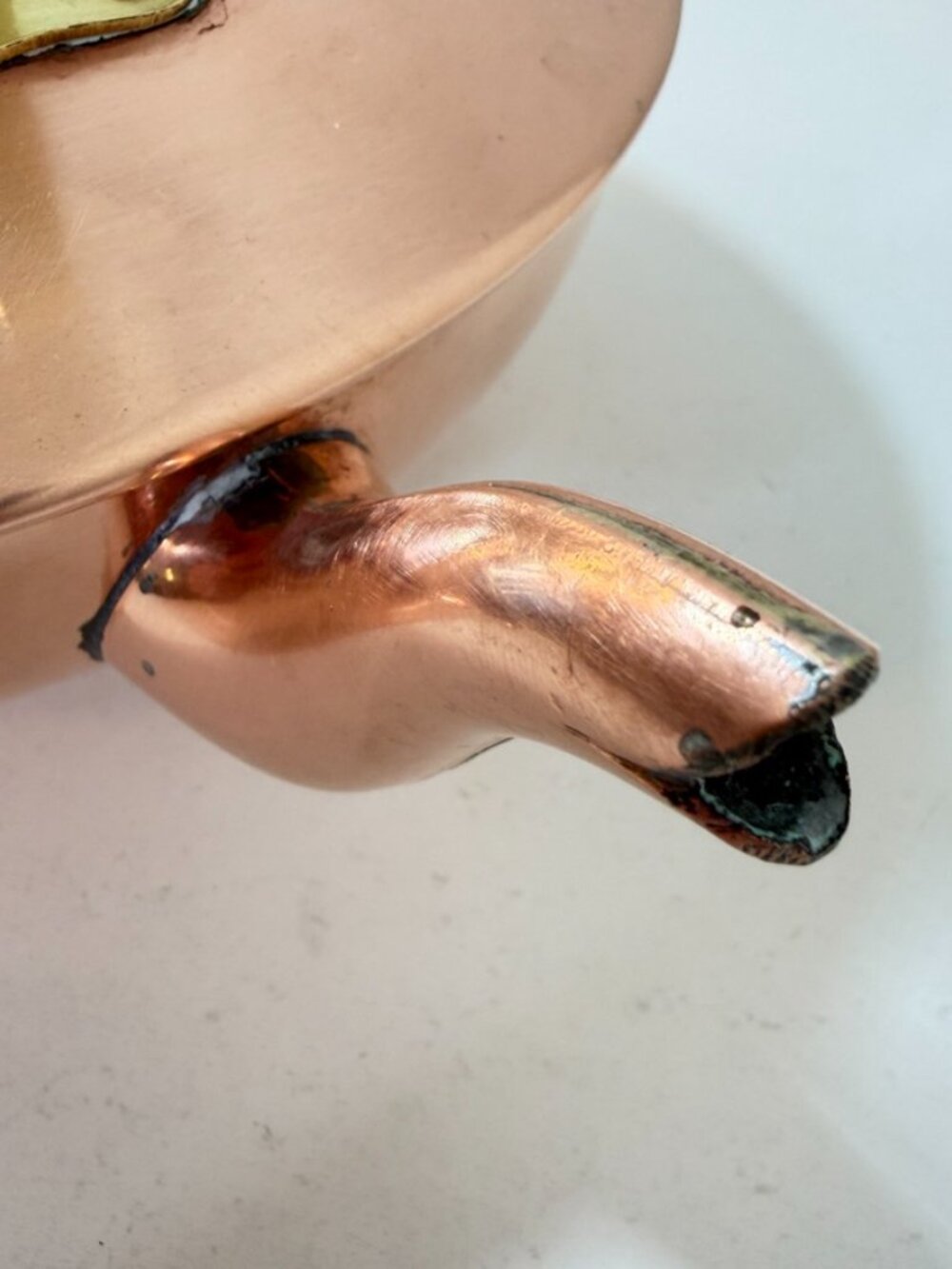 Vintage Douro B&M Copper Kettle w/ Brass & Plastic Handle Small/ 6 cups Portugal - Picture 13 of 16